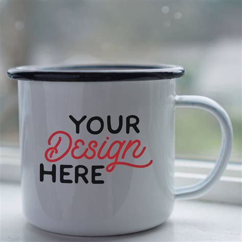 Custom Enamel Mug Customized Enamel Mug Camping Mug