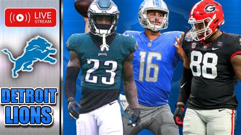 Detroit Lions Free Agency and NFL Draft Latest News & Rumors Livestream