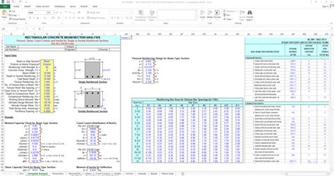 Concrete Beam Design Calculation Excel - The Best Picture Of Beam