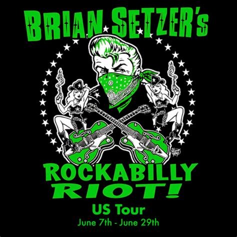 JUST ANNOUNCED! Brian Setzer’s Rockabilly Riot US Tour | Brian Setzer