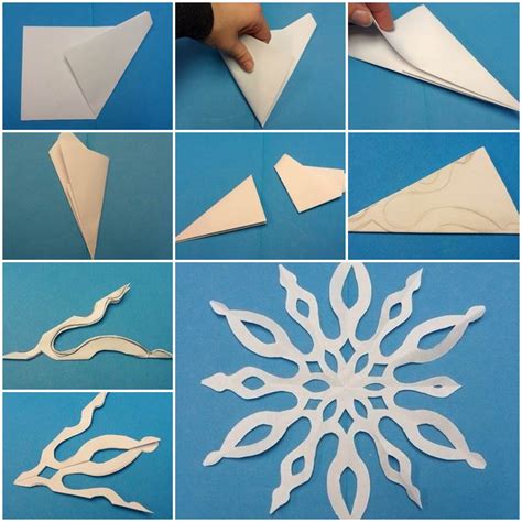 DIY Cut a Snowflake 1