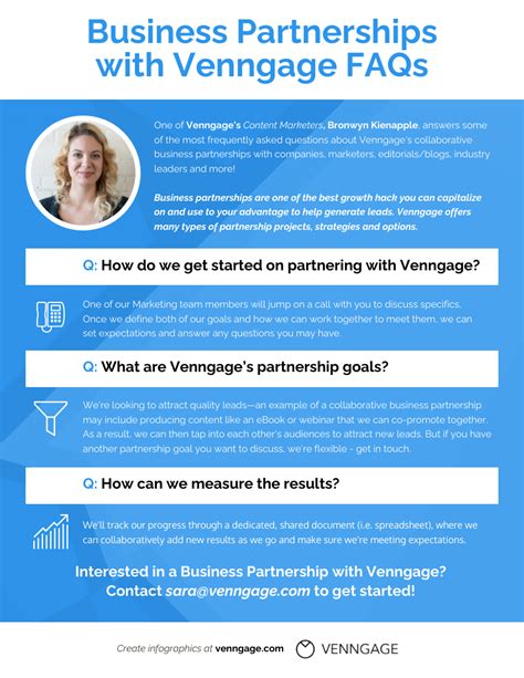 Business Partnership FAQ Document Infographic Template - Venngage