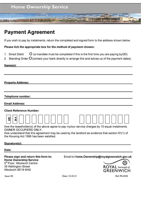 Payment Agreement - 40 Templates & Contracts ᐅ TemplateLab