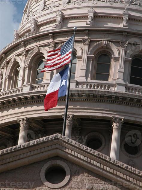 Texas Capitol Dome with Flags 826893 Stock Photo at Vecteezy