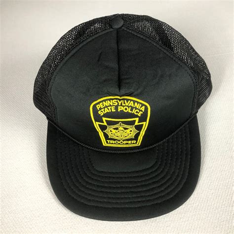 Pennsylvania State Police Trooper Double Snapback Hat… - Gem