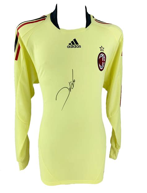 Signed Dida Goalkeeper Shirt - AC Milan FC Jersey