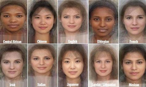 The average woman revealed: Study blends thousands to faces to find wh ...