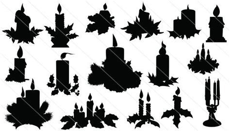 Silhouette Candle Vector at Vectorified.com | Collection of Silhouette Candle Vector free for ...