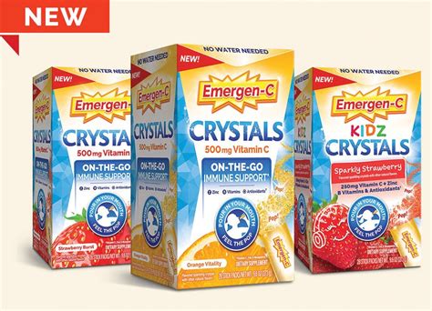 Strawberry Burst Crystals for Immune Support | Emergen-C