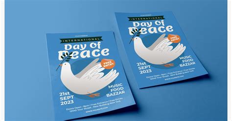 International Day Of Peace - Poster Template, Graphic Templates - Envato Elements