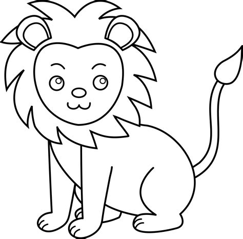 Free Lion Outline Cliparts, Download Free Lion Outline Cliparts png ...