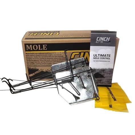 CINCH Traps 3 in. Large Mole Kit-LMK-12 - The Home Depot