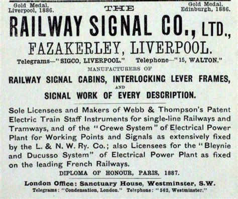 Railway Signal Co - Graces Guide