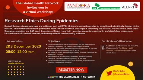 Workshop: Research Ethics during Epidemics • PANDORA