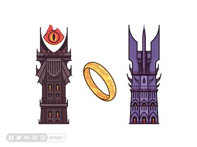 The Eye Of Sauron designs, themes, templates and downloadable graphic elements on Dribbble