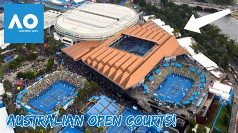 Australian Open Courts 2021 - YouTube