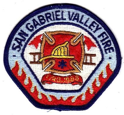 San Gabriel Fire, Organised 1906, Fire Patch. | San gabriel valley, Ems patch, Patches