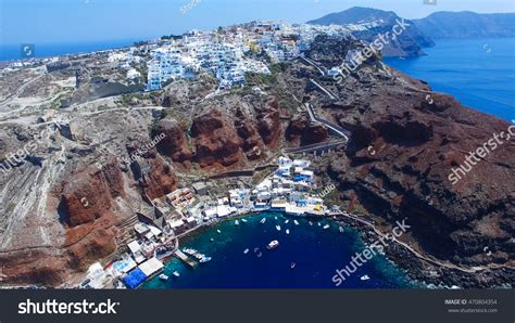 Aerial View Oia Santorini Famous White Stock Photo 470804354 | Shutterstock