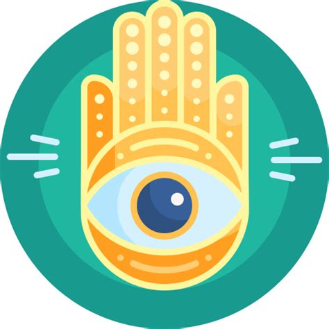 Hamsa Detailed Flat Circular Flat icon