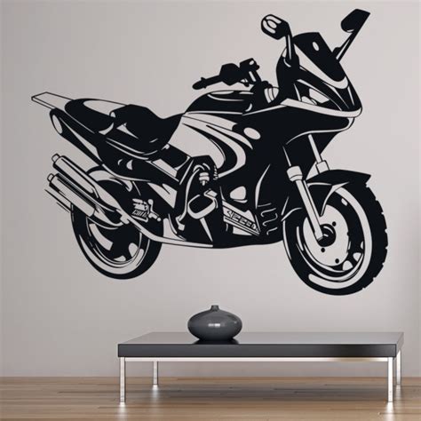 Motorbike Print Wall Sticker Bike Wall Art