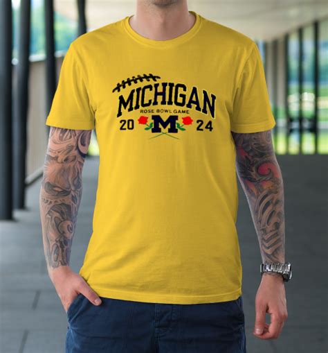 Michigan Rose Bowl Game 2024 T-Shirt | Tee For Sports