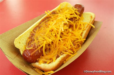 Chili and Cheese Foot Long Hot Dog | the disney food blog