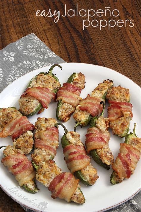 Easy Jalapeño Poppers | With Sausage & Bacon - My Blessed Life™