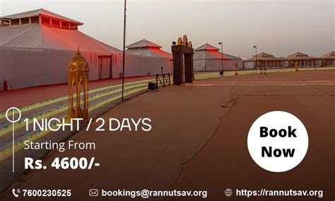 Kutch Rann Utsav Booking 2022-2023 | the Tent City