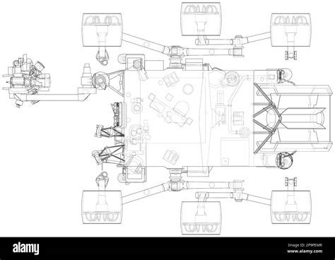 Mars Rover. 3d illustration Stock Photo - Alamy