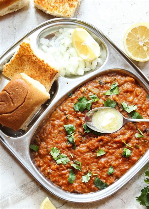 Authentic Indian Pav Bhaji Recipe - F and B Recipes