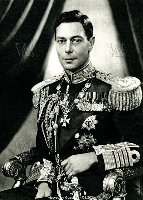 Portrait of His Majesty King George VI, taken for The Coronation, photo ...