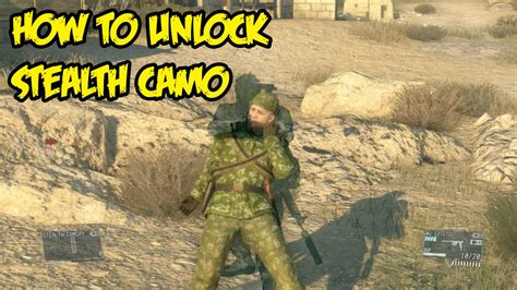 Metal Gear Solid 5 The Phantom Pain: How To Unlock Stealth Camouflage ...