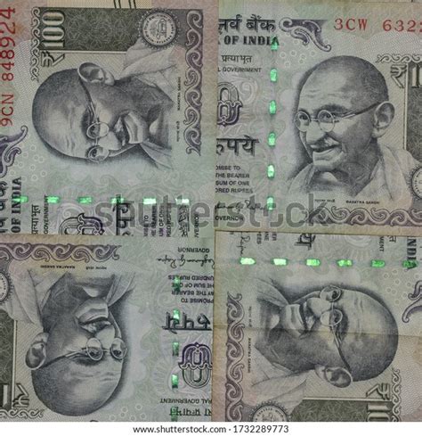 Gandhiji Hundred Rupees Note Facing Different Stock Photo 1732289773 ...