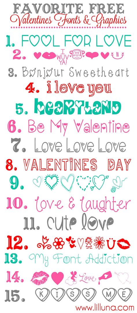 FREE Valentines Fonts and Graphics – Let's DIY It All – With Kritsyn ...