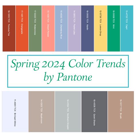 Fashion Color Trends 2024 Spring Summer - Lexi Cecilia