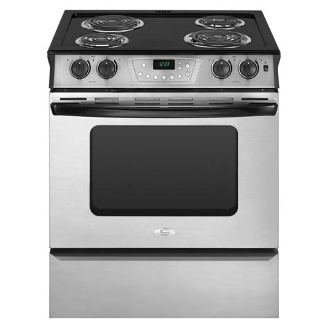 Whirlpool RY160LXTS 30" Slide-In Electric Range