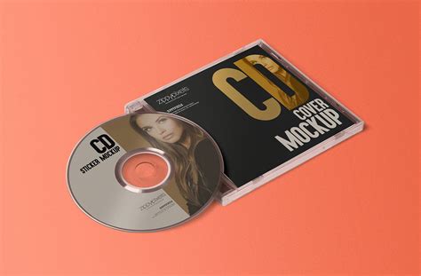 Stylish CD Jewel Case Free Mockup — Free Mockup World