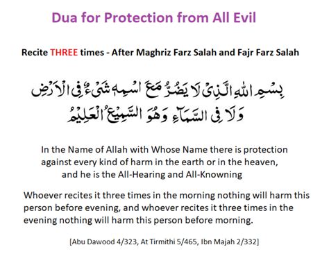 Dua for protection against all harm and evil : r/islam