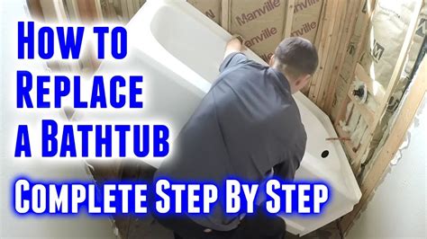 How to Replace a Bathtub (Step By Step) - YouTube