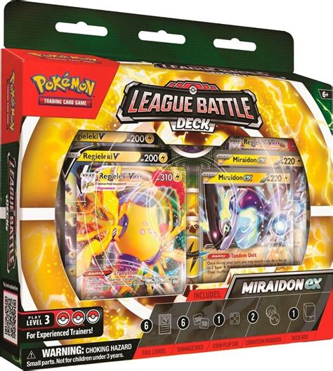 Miraidon ex League Battle Deck Pokemon TCG | eBay