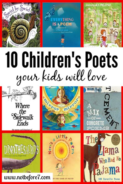 Ten Children's Poets Your Kids Will Love | Poetry for kids, Poetry ...