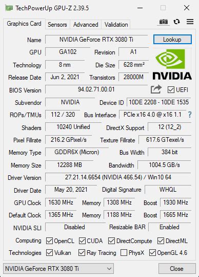 NVIDIA GeForce RTX 3080 Ti Founders Edition Review - Overclocking ...