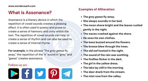 Assonance - Meaning, Definition, Usage and Examples - Word Coach