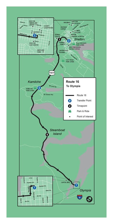 Route 16 Map – Mason Transit