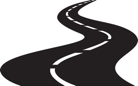 Winding Road Silhouette at GetDrawings | Free download