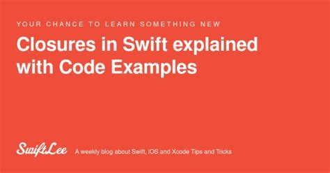 Closures in Swift explained with Code Examples | Flipboard