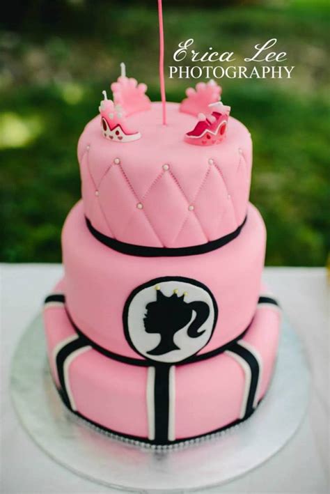 Princess Barbie Silhouette Cake - CakeCentral.com