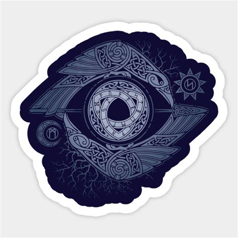 ODIN'S EYE - Odin - Sticker | TeePublic