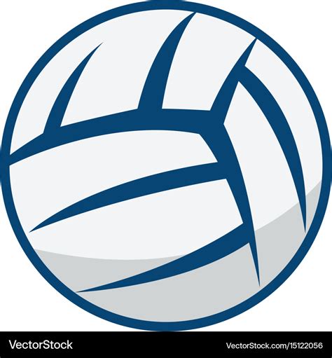 Volleyball ball design Royalty Free Vector Image