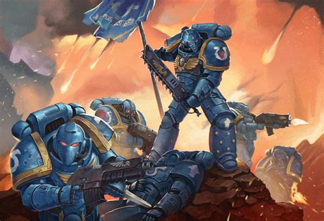 Ultramarines - Art by Vitaly Perevoshikov - 40K Gallery